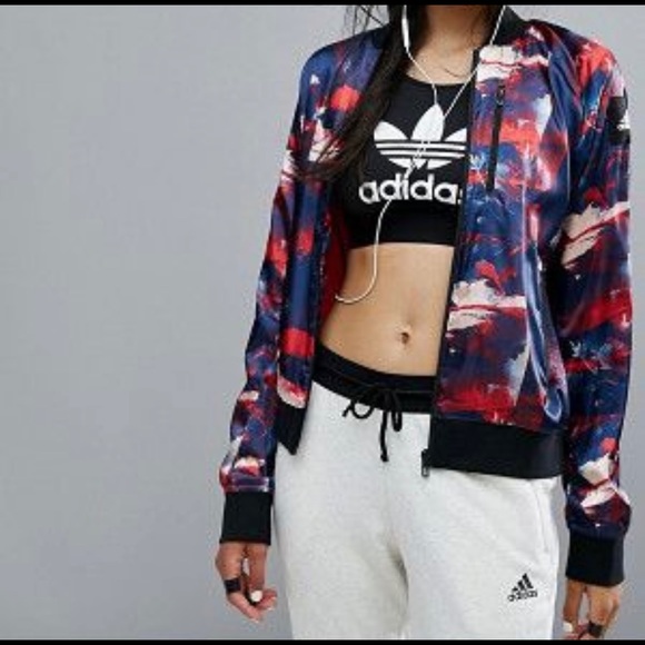 Adidas Flower Bomber Jacket - Picture 4 of 4